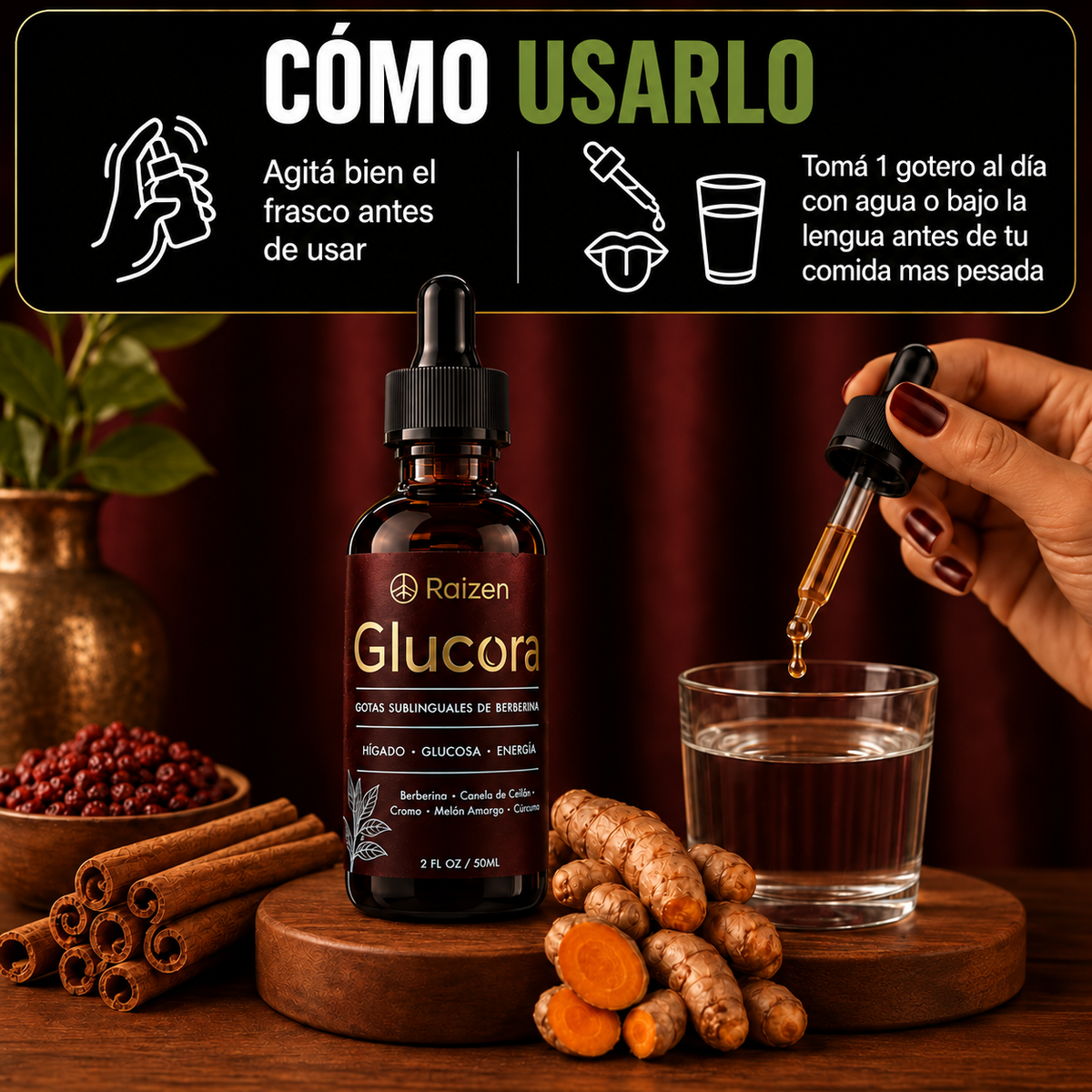 Glucora™ Nueva Fórmula | Apoyo Natural para la Glucosa, Energía y Antojos
