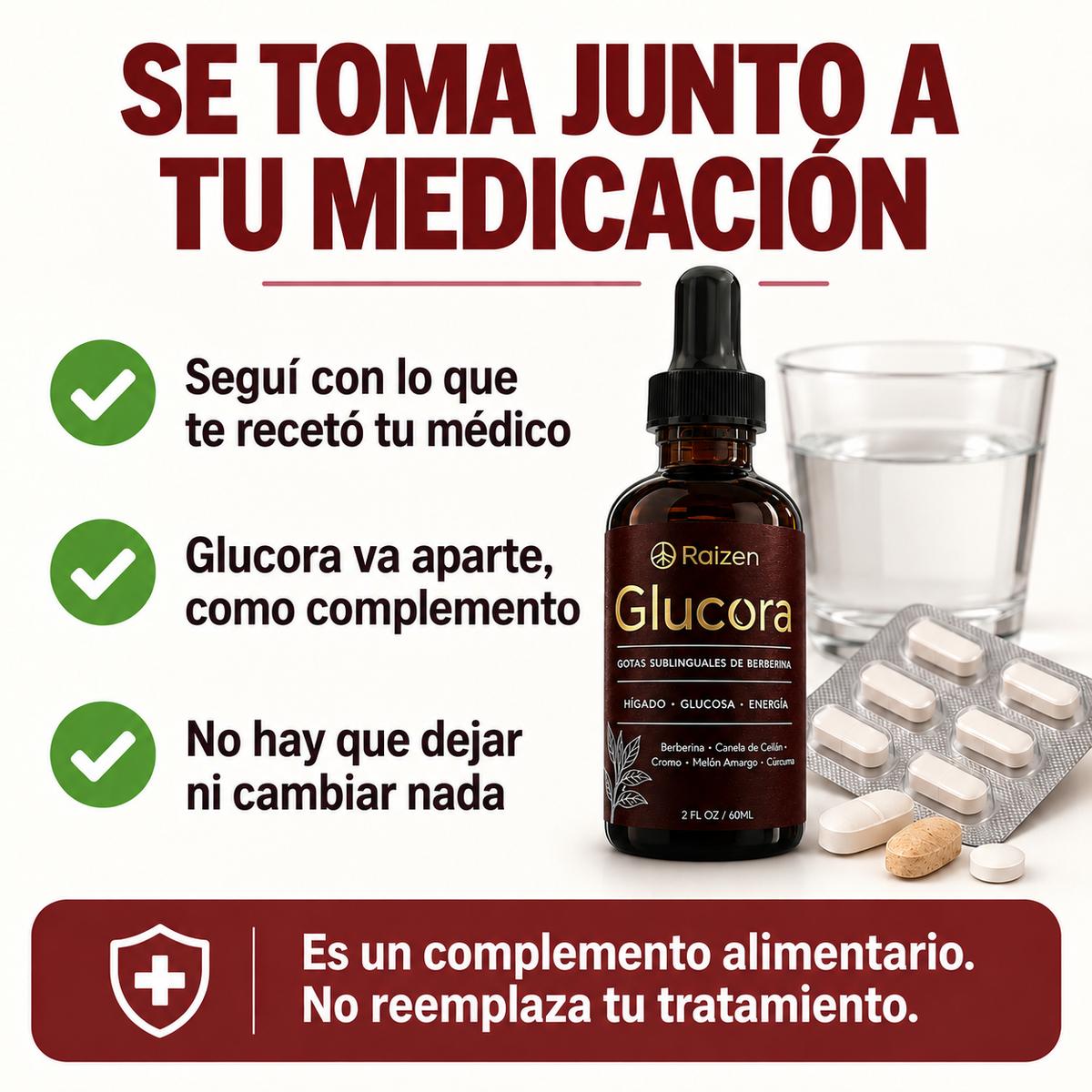Glucora™ Nueva Fórmula | Apoyo Natural para la Glucosa, Energía y Antojos